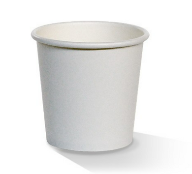 04OZ Single Wall Coffee Cups - White(1000 pcs/carton)